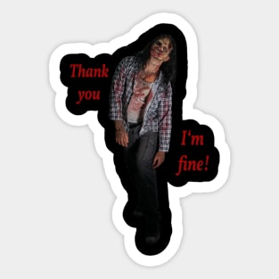 In Zombie Mood Sticker